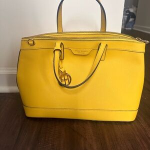 Henri Bendel West 57th satchel taxi yellow
